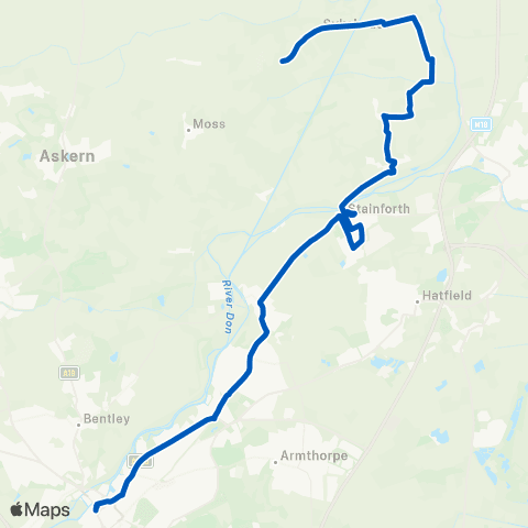David Goodfellow Travel Doncaster Frenchgate Interchange / B11 - Bate Ln / Broad Ln map