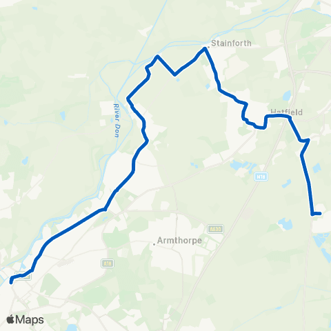 David Goodfellow Travel Prison Service Rd / Vulcan Way - Doncaster Interchange map