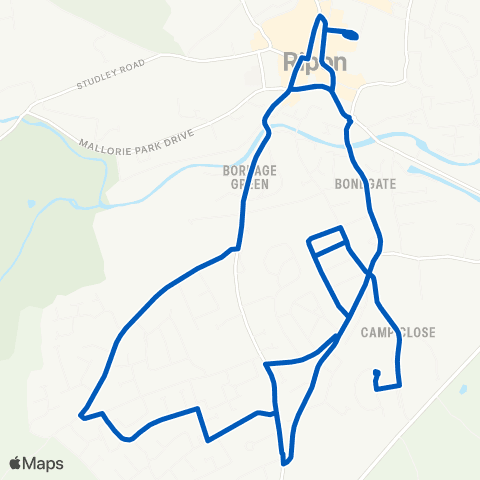 Dales and District Bus Sta Stand 2 - Bus Sta Stand 2 map