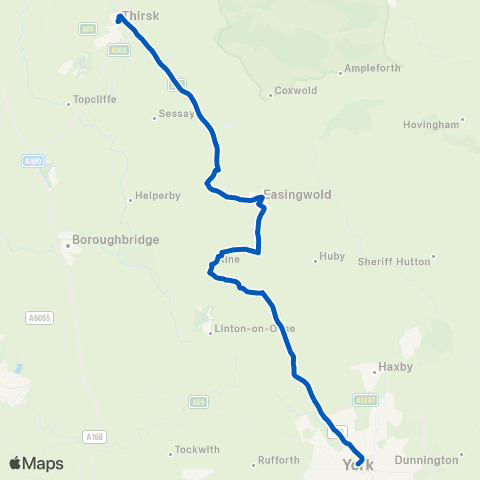 Coastliner Market Place - Station Road map