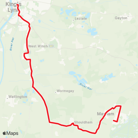 Lynx Pine Avenue - Transport Interchange map