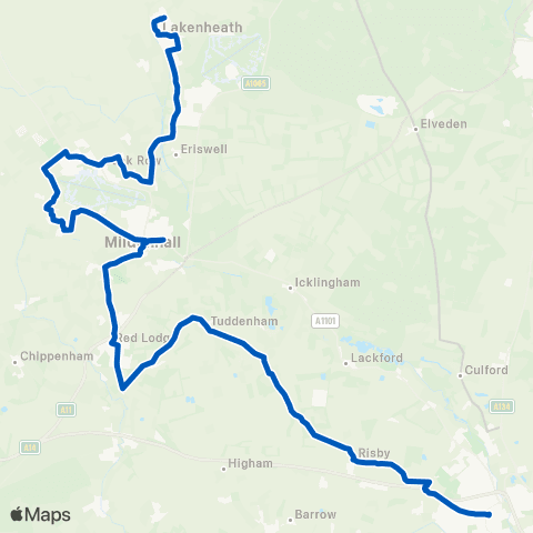 Mulleys Motorways Bus Station - Post Box map