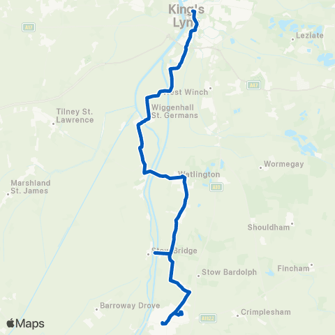 Go To Town Bridge Street - Vine Hill map