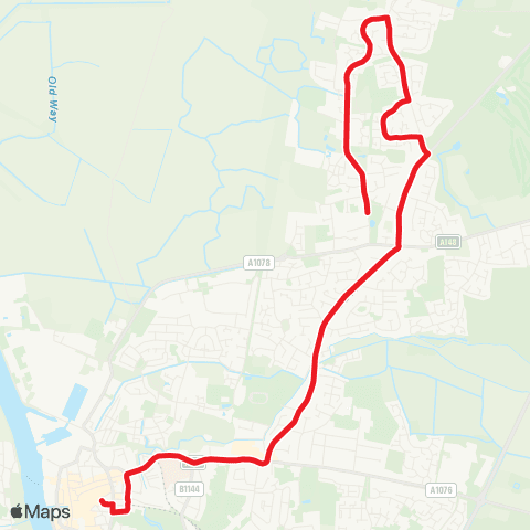 Lynx King Edward VII School - Oak Avenue map