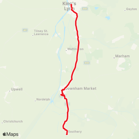 Lynx Steven's Crescent - Transport Interchange map