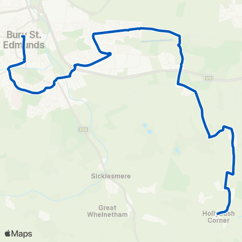 Mulleys Motorways Bus Station - Village Sign map
