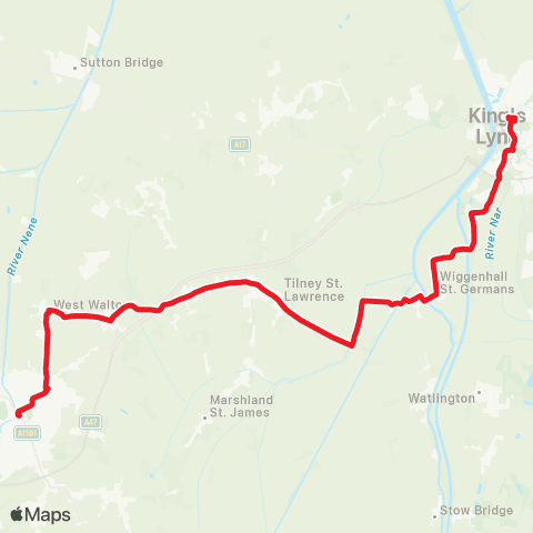 Lynx Horse Fair Bus Sta - Transport Interchange map