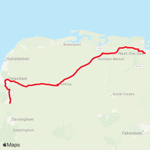 Lynx Station Road - Church Plain map