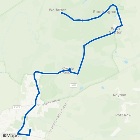 Go To Town Village Sign - Springwood High School map