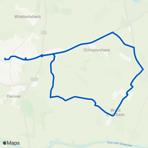 Go To Town Bridge Street - Bridge Street map
