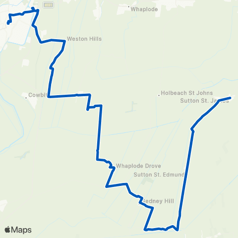 Fowlers Travel St James's Church - Bus Station map