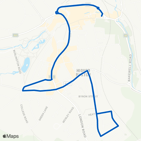 High Peak Sylvan Park - Sylvan Park map