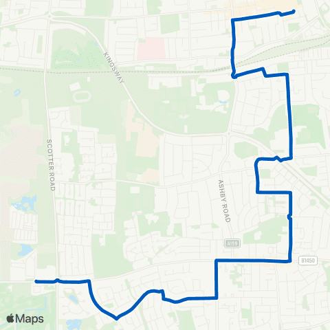 Hornsbys Bus & Coach Bus Station - Ashfield Caravan Site map