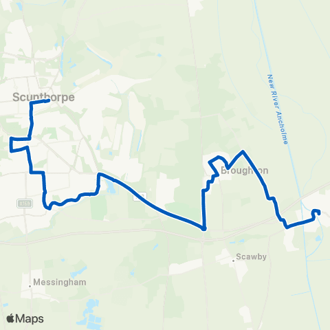 Hornsbys Bus & Coach Cary Lane - Bus Station map