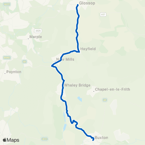 High Peak Henry Street - Market Place map