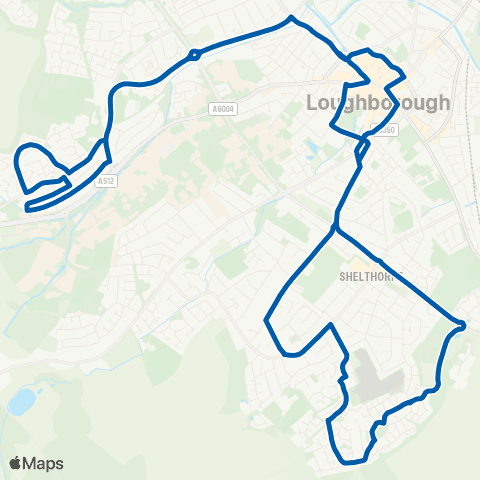 Kinchbus Redmires Close - Redmires Close map