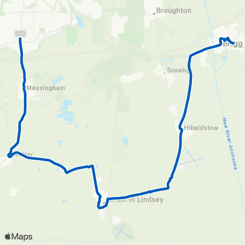 Hornsbys Bus & Coach Cary Lane - Southcliff Rd (Opp High St) map