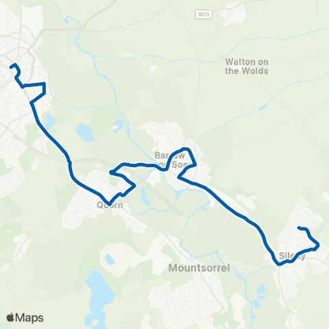Kinchbus Collingwood Drive - Baxter Gate map