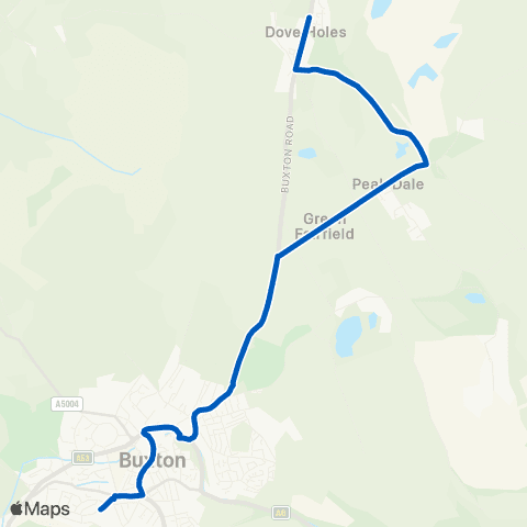 High Peak Brickrow Cottages - School map