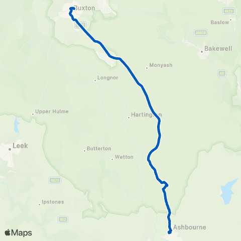 High Peak Bus Station - Sylvan Park map