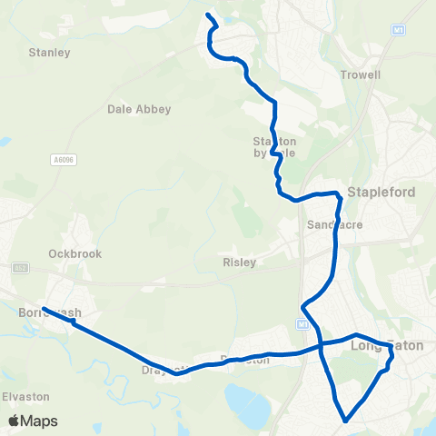 Littles Travel Victoria Av - St John Houghton School map