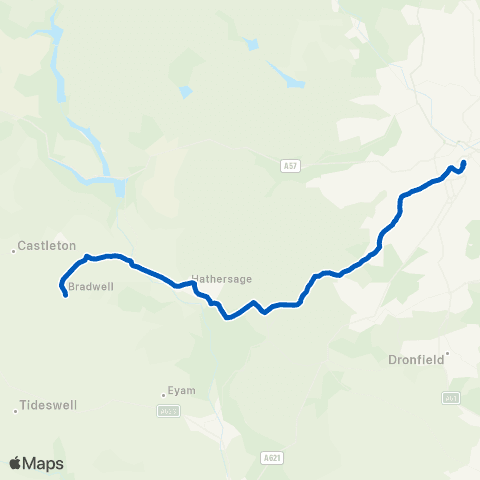 High Peak Sheffield Interchange / D2 - Bus Station map