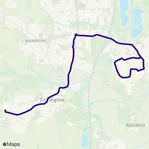 First South Yorkshire School Bus Park - Bridge Street map