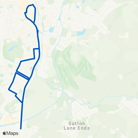 High Peak Bus Station - Bus Station map