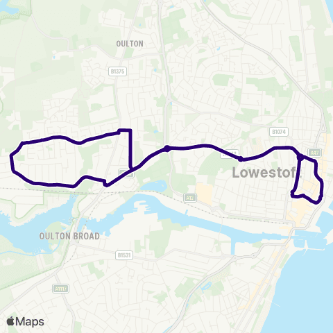 First Norfolk & Suffolk Bus Station - Bus Station map