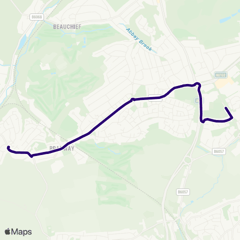 First South Yorkshire Prospect Rd / Everard Av - Dyche Ln / Dyche Rd map