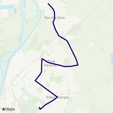 First South Yorkshire Church Rd / Marlowe Rd - Hungerhill Ln / Thorne Rd map