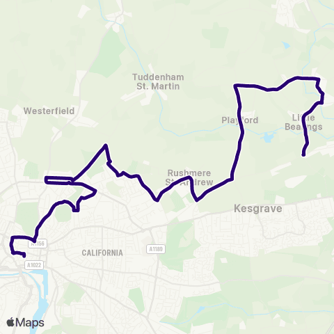 First Norfolk & Suffolk Old Cattle Market Bus Sta - Sports Club map