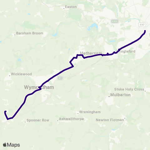 First Norfolk & Suffolk Castle Meadow - Wymondham College map