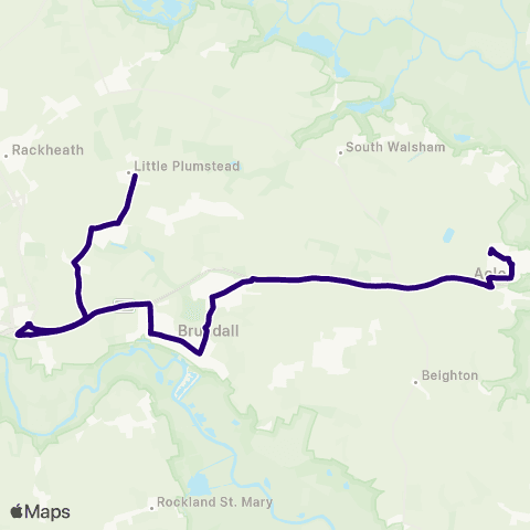 First Norfolk & Suffolk Stanford Crescent - High School map