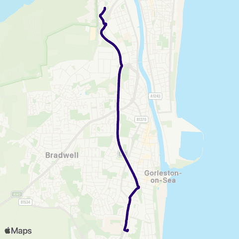 First Norfolk & Suffolk Cliff Park High - Tesco Store map