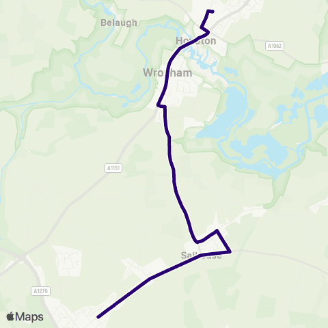First Norfolk & Suffolk Broadland High School Grounds - Stores map