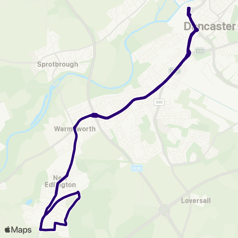 First South Yorkshire Doncaster Frenchgate Interchange / B5 - Doncaster Frenchgate Interchange / C1 map