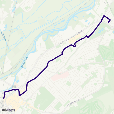 First South Yorkshire Doncaster Frenchgate Interchange / C4 - Jefferson Av / Chalmers Dr map