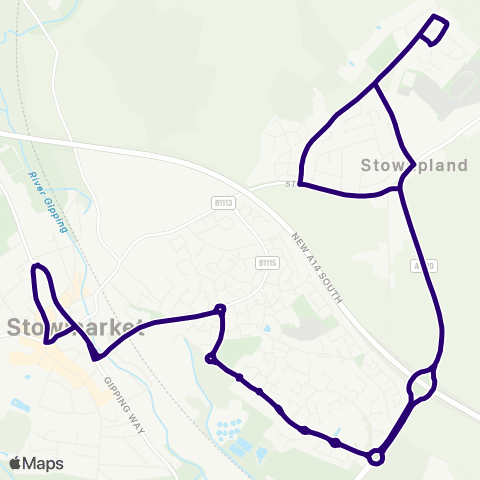First Norfolk & Suffolk Station Road West - Station Road West map