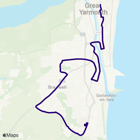 First Norfolk & Suffolk Bus Shelter - Market Gates map