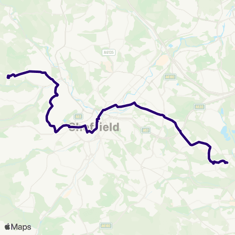 First South Yorkshire Furnace Ln / Jct Rd - Loxley Rd / Rodney Hill map