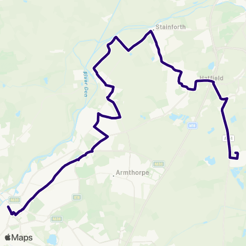 First South Yorkshire Doncaster Frenchgate Interchange / C3 - Prison Service Rd / Vulcan Way map