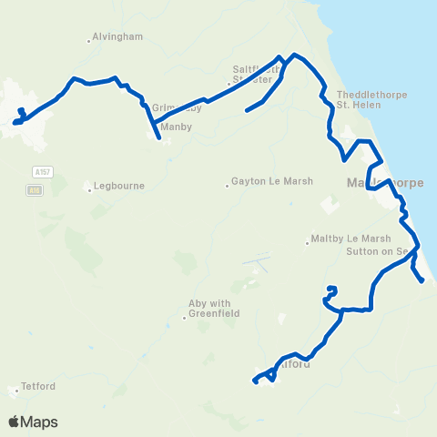 Grayscroft Coaches Beeching Industrial Estate - Aldi map