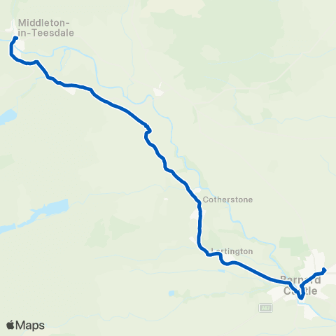 Weardale Motor Services Galgate / Stand B - Horsemarket map