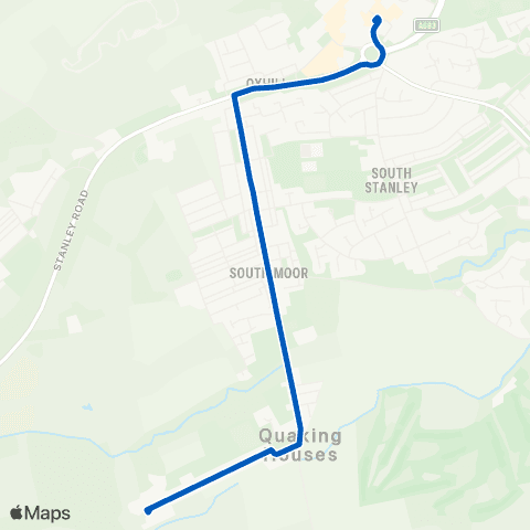Stanley Travel Woodside Ter - Stanley Bus Sta Stand J map