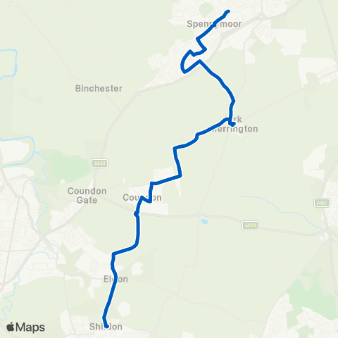 Weardale Motor Services King William - High Street map