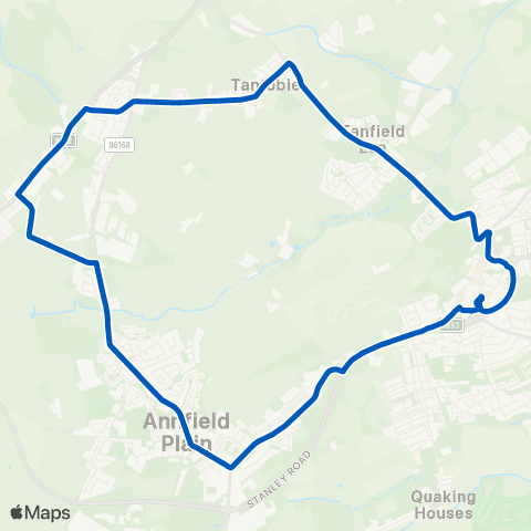 Stanley Travel Stanley Bus Sta Stand E - Stanley Bus Sta Stand F map