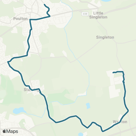 Transporabus Hodgson High School - Halton Street map