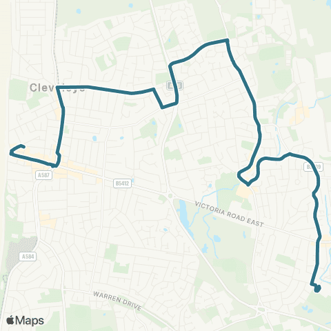 Transporabus Millfield High School - Bus Station map
