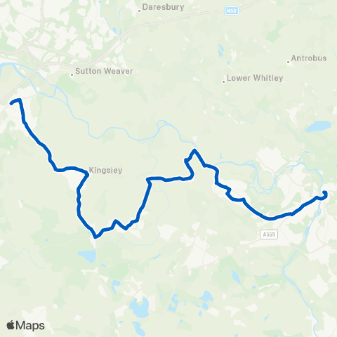 D & G Bus Northwich Bus Interchange - Morrisons map